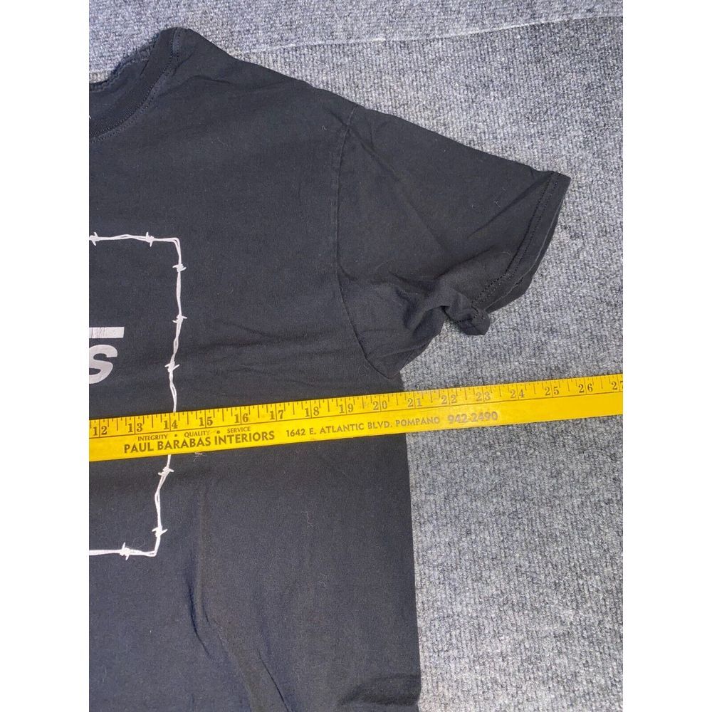 Vans Tee Shirt Mens Large‎ Black Classic Fit Off The Wall Short Sleeve Crew Neck - Picture 6 of 6